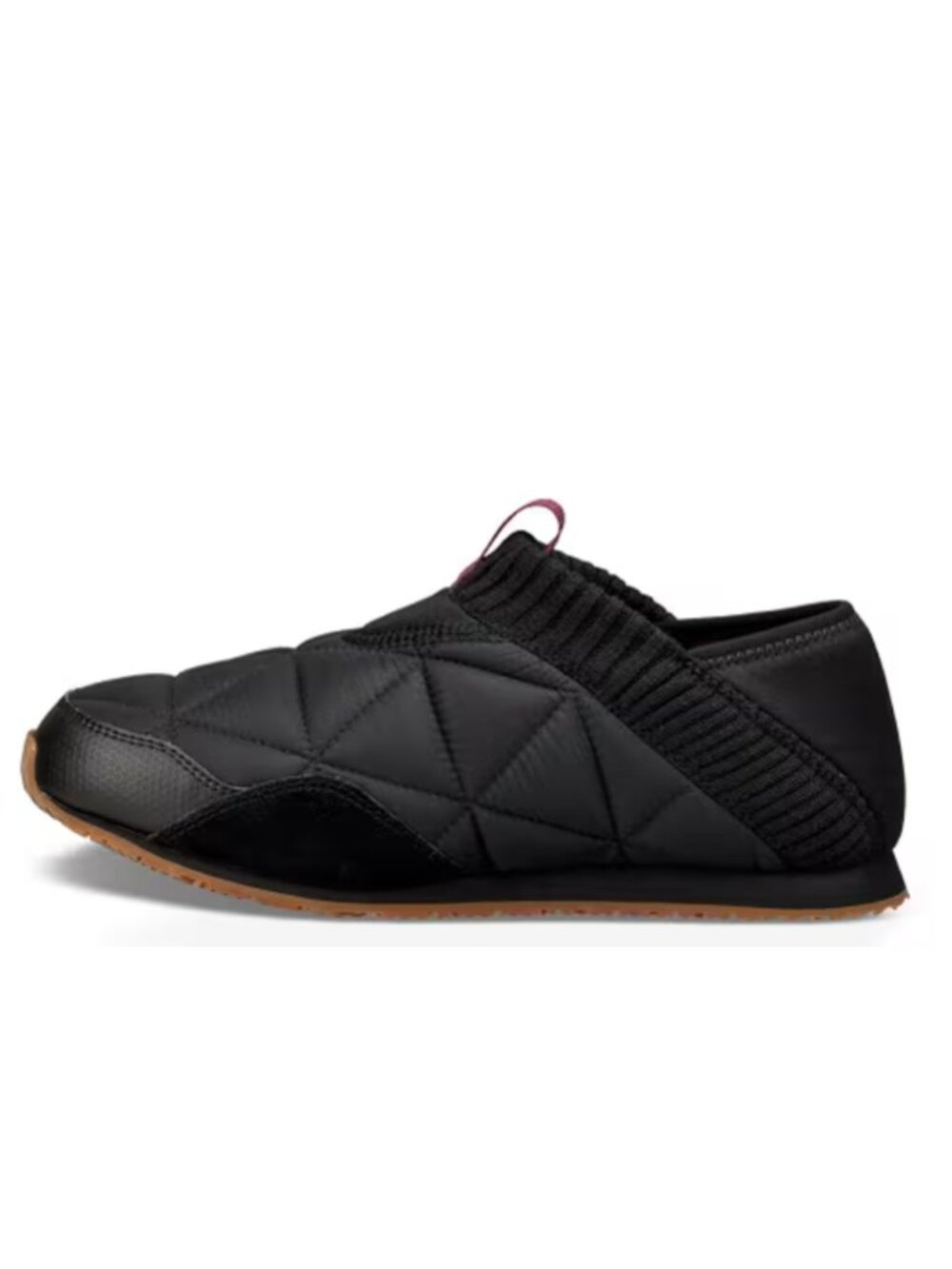 Teva Ember Moc Black Size 6 Slip On Moccasin Quilted Shoes - Picture 16 of 17